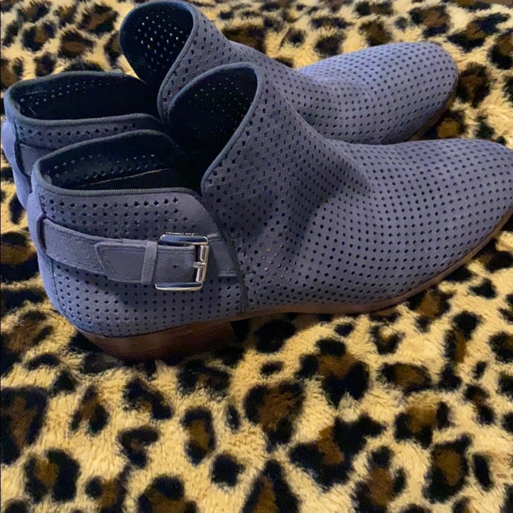 Blue booties
